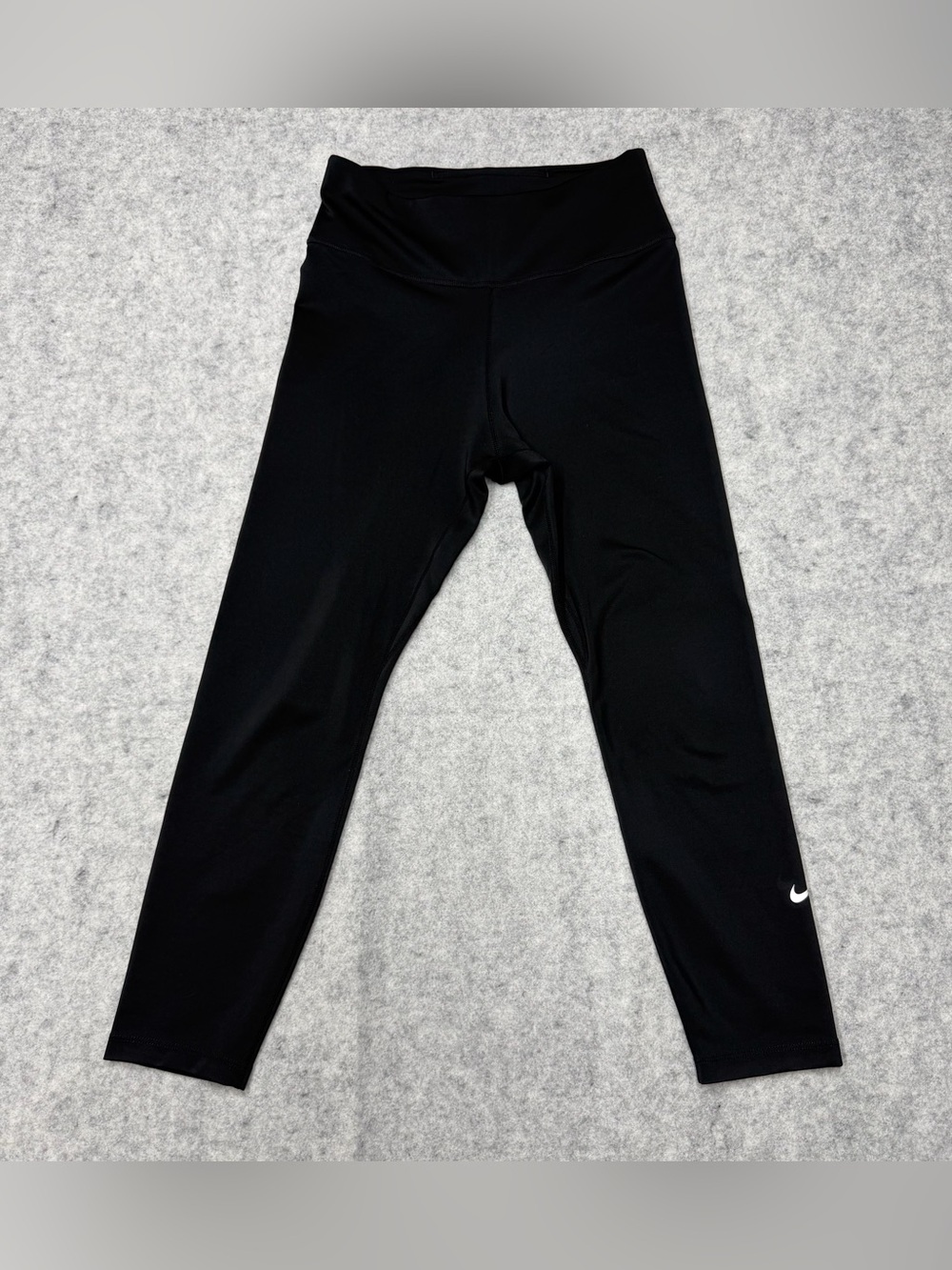 Nike Dri-Fit Women's Crop Black Athletic Leggings Pants Size S Small Activewear